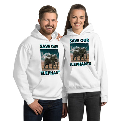 SAVE OUR ELEPHANTS UNISEX HOODIE